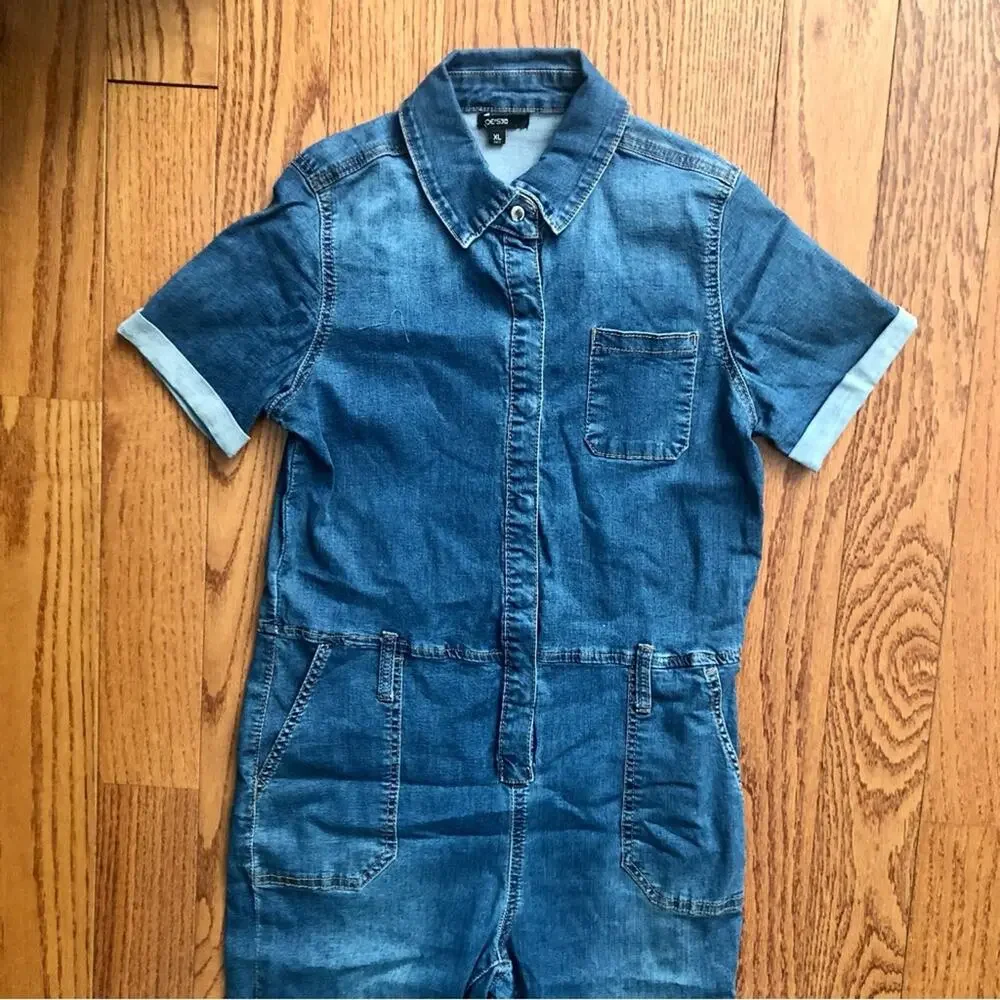Joe's Jeans Kids The Mavis Blue Denim Jumper (Big Kids) Girl's Size XL